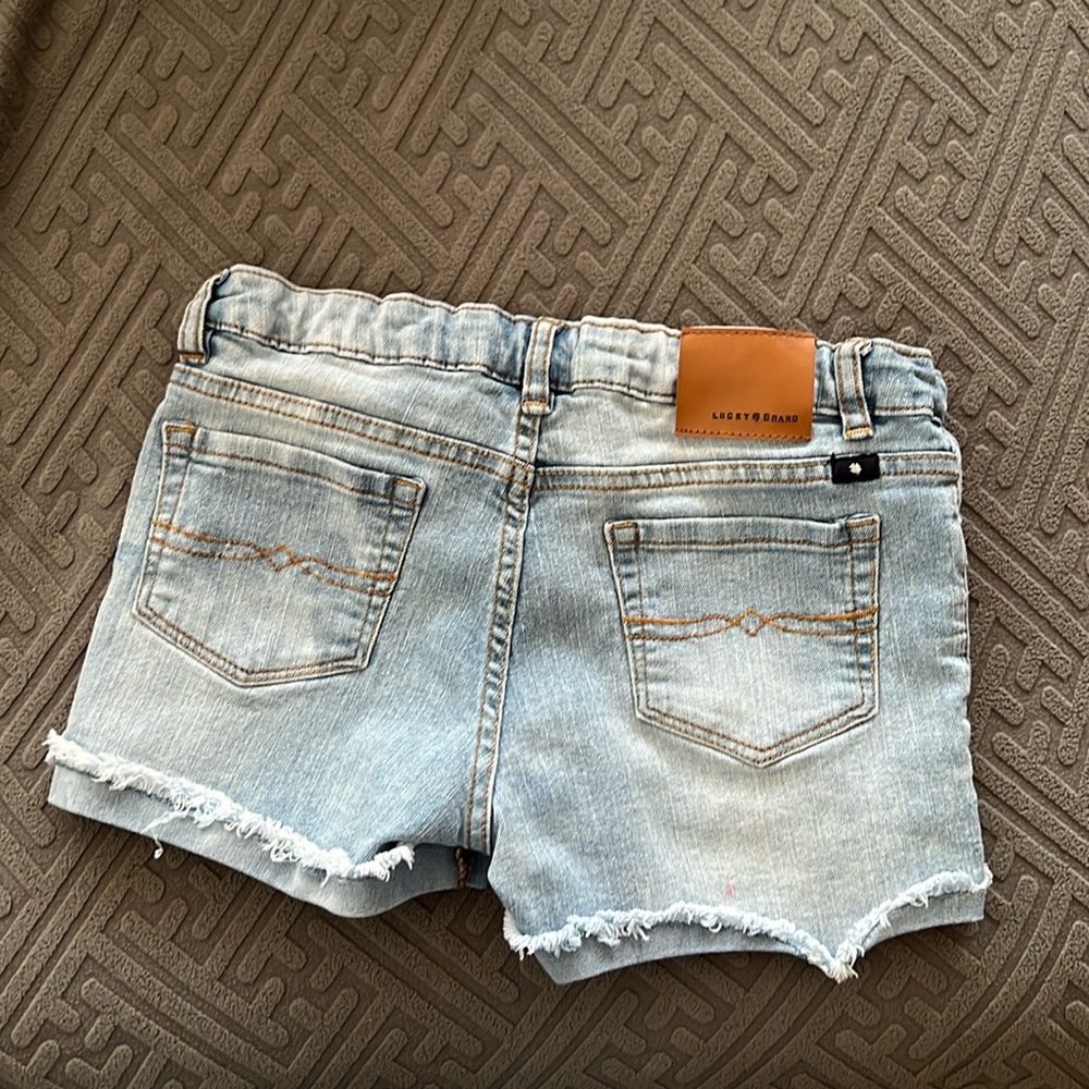 Lucky Brand Denim Riley Shorts Girls Size 14